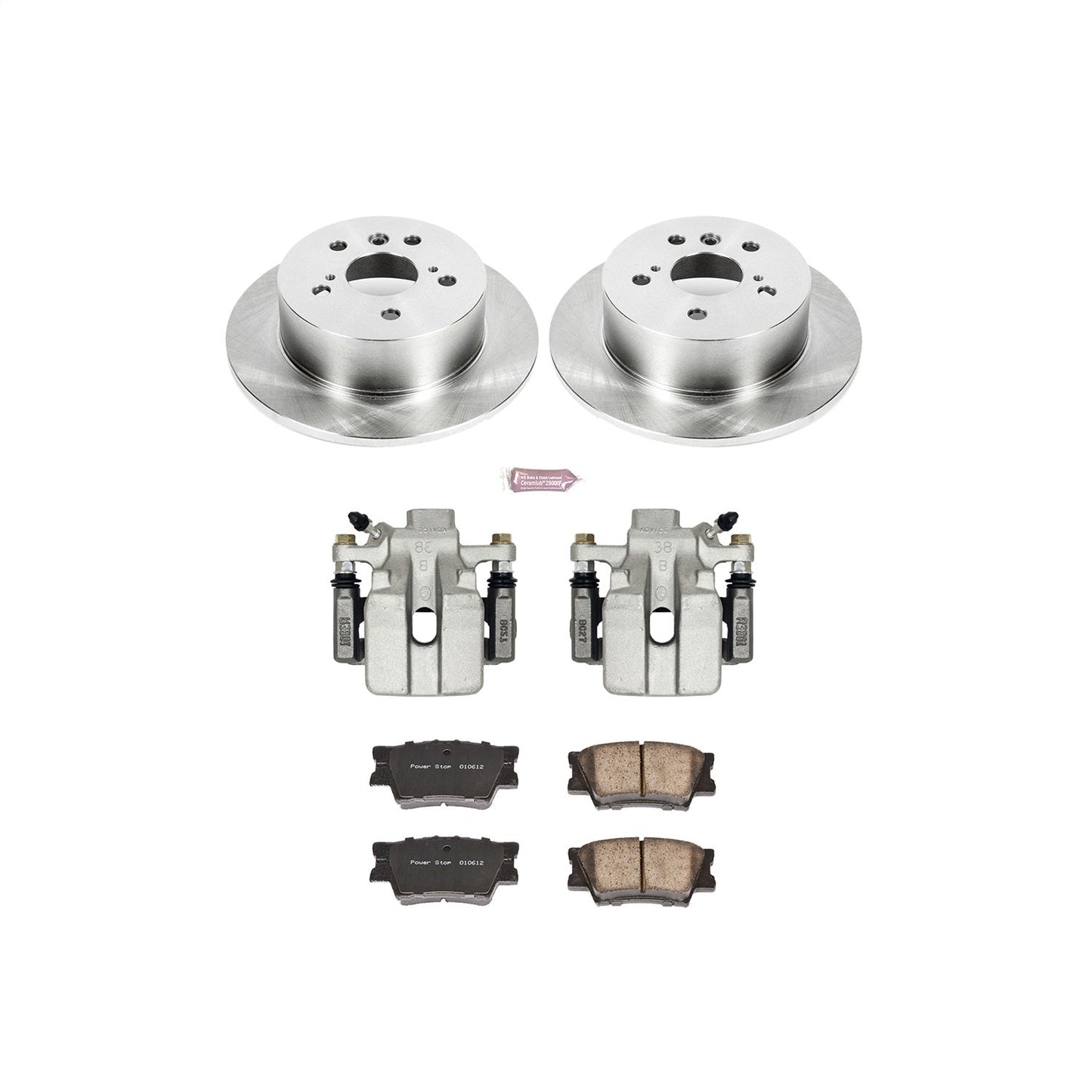 PowerStop Brake Kit | 2007–2012 Lexus ES350 Rear (KCOE3068)