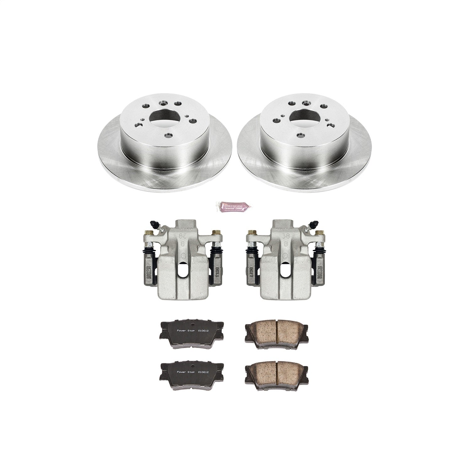 PowerStop Brake Kit | 2007–2012 Lexus ES350 Rear (KCOE3068)