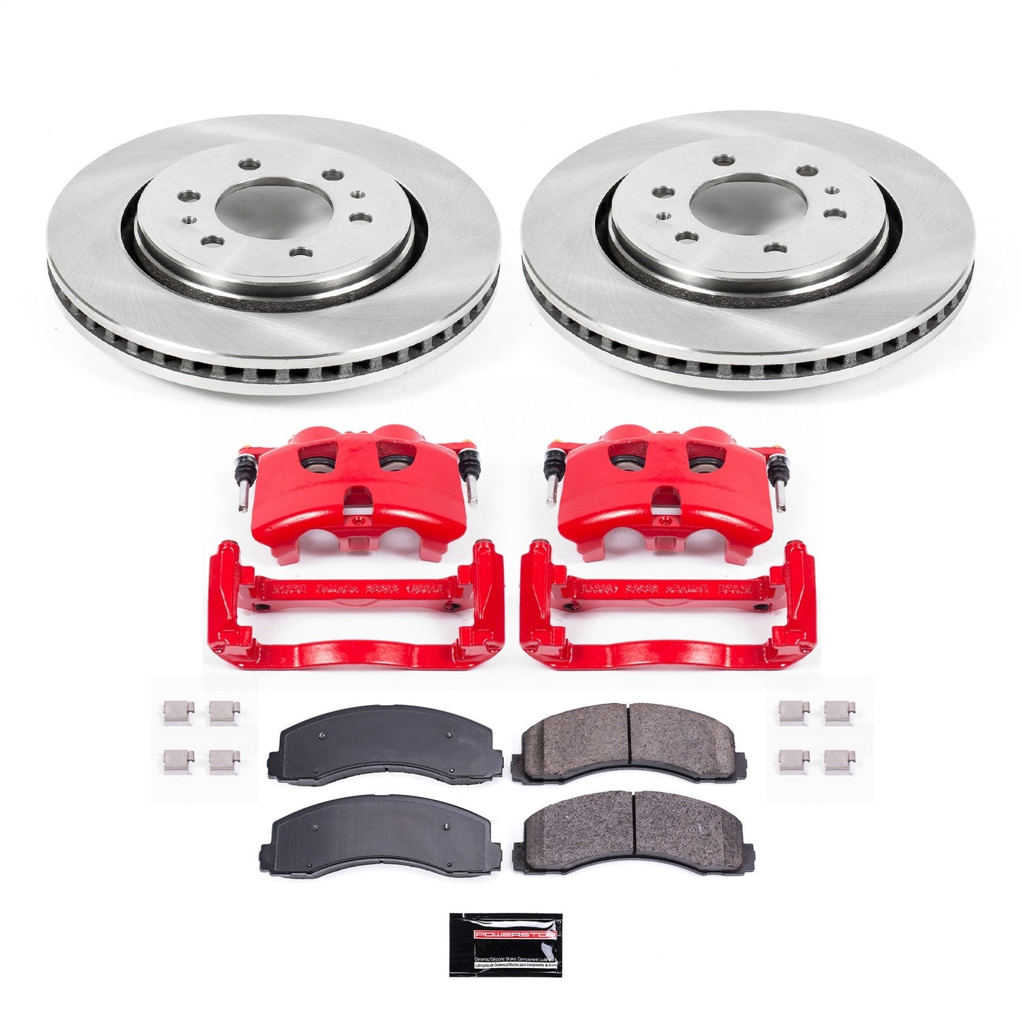 PowerStop 12-20 Ford F-150 Front Autospecialty Kit w/Cals (KCOE3167A)