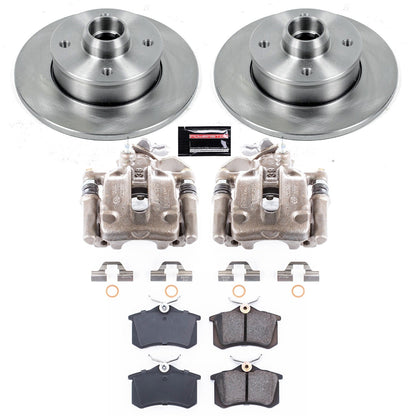 PowerStop 90-92 Volkswagen Corrado Rear Autospecialty Brake Kit w/Calipers (KCOE370)
