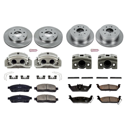 PowerStop 2004 Ford F-150 Front & Rear Autospecialty Kit w/Cals (KCOE4006)
