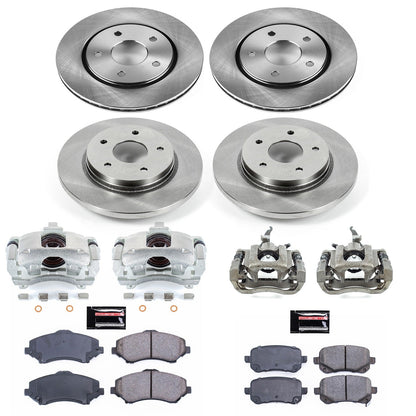 PowerStop 09-12 Dodge Journey Front & Rear Autospecialty Brake Kit w/Calipers (KCOE4015A)