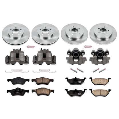PowerStop 05-07 Ford Escape Front & Rear Autospecialty Brake Kit w/Calipers (KCOE4024)