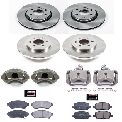 PowerStop 2006 Buick Terraza Front & Rear Autospecialty Kit w/Cals (KCOE4049)