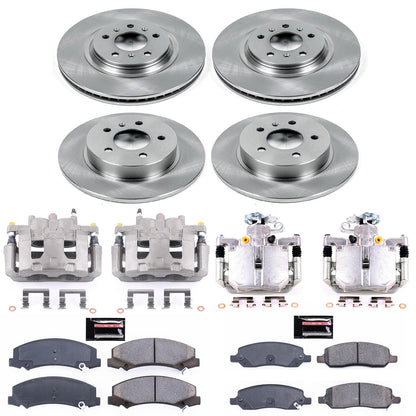 PowerStop 06-11 Buick Lucerne Front & Rear Autospecialty Kit w/Cals (KCOE4097)