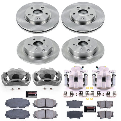 PowerStop 11-18 Toyota RAV4 Front & Rear Autospecialty Brake Kit w/Calipers (KCOE4100C)