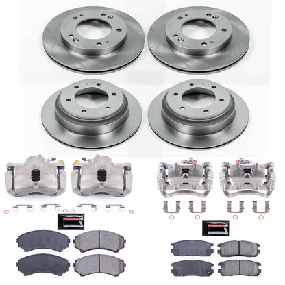 PowerStop 2002 Honda Passport Front & Rear Autospecialty Brake Kit w/Calipers (KCOE4311)