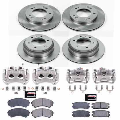 PowerStop 2002 Honda Passport Front & Rear Autospecialty Brake Kit w/Calipers (KCOE4311A)