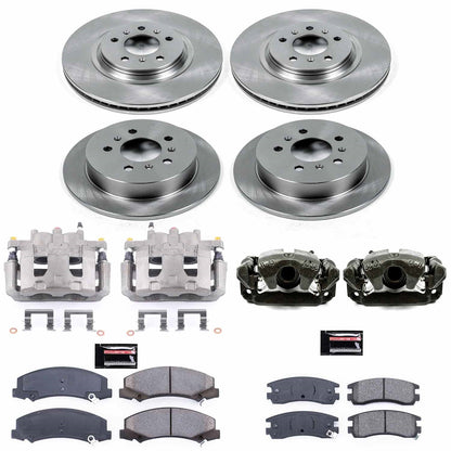 PowerStop 08-09 Buick Allure Front & Rear Autospecialty Kit w/Cals (KCOE4377)