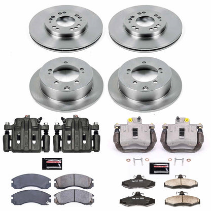PowerStop 97-04 Mitsubishi Diamante Front & Rear Autospecialty Brake Kit w/Calipers (KCOE4396)