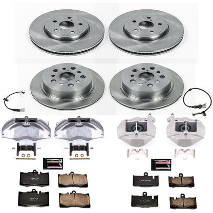 PowerStop 01-06 Lexus LS430 Front & Rear Autospecialty Brake Kit w/Calipers (KCOE4462)