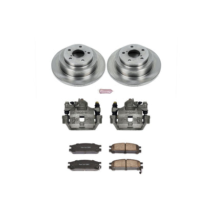 PowerStop 93-96 Subaru Impreza Rear Autospecialty Brake Kit w/Calipers (KCOE448)