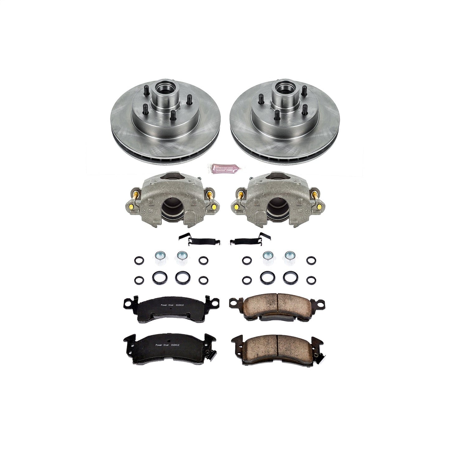 PowerStop 71-73 Buick Centurion Front Autospecialty Brake Kit w/Calipers (KCOE4539)