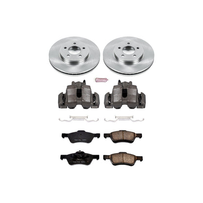 PowerStop 05-10 Ford Escape Front Autospecialty Brake Kit w/Calipers (KCOE4580)