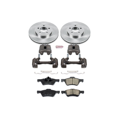 PowerStop 08-10 Ford Escape Front Autospecialty Brake Kit w/Calipers (KCOE4581)
