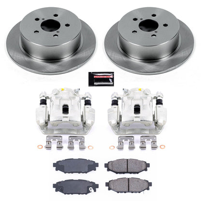 PowerStop 05-09 Subaru Legacy Rear Autospecialty Brake Kit w/Calipers (KCOE4632)