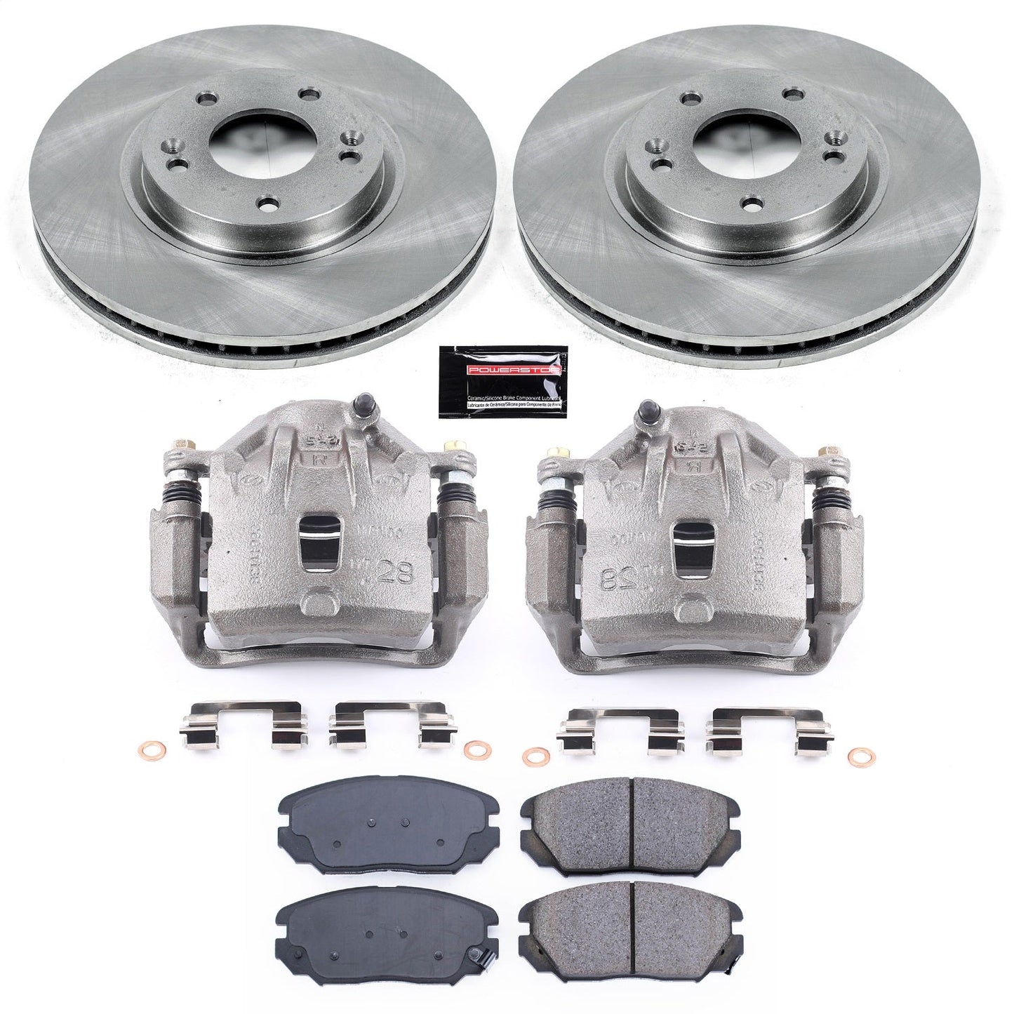 PowerStop 06-10 Hyundai Sonata Front Autospecialty Brake Kit w/Calipers (KCOE4647A)