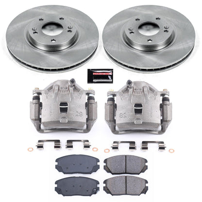 PowerStop 06-10 Hyundai Sonata Front Autospecialty Brake Kit w/Calipers (KCOE4647A)