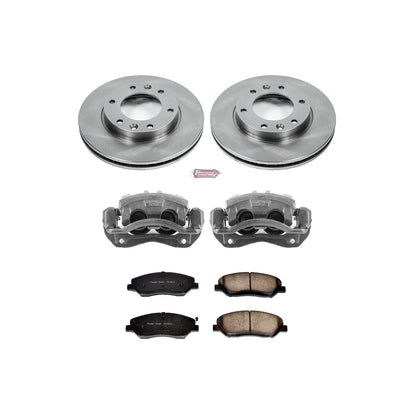 PowerStop 07-08 Hyundai Entourage Front Autospecialty Brake Kit w/Calipers (KCOE4664)