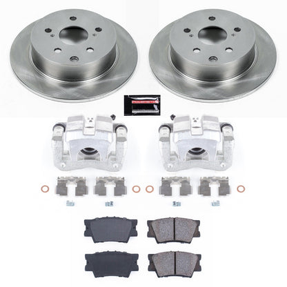PowerStop 09-10 Pontiac Vibe Rear Autospecialty Brake Kit w/Calipers (KCOE4670)
