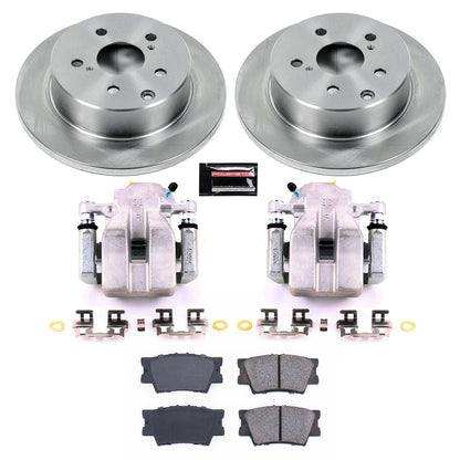 PowerStop 11-18 Toyota RAV4 Rear Autospecialty Brake Kit w/Calipers (KCOE4671A)