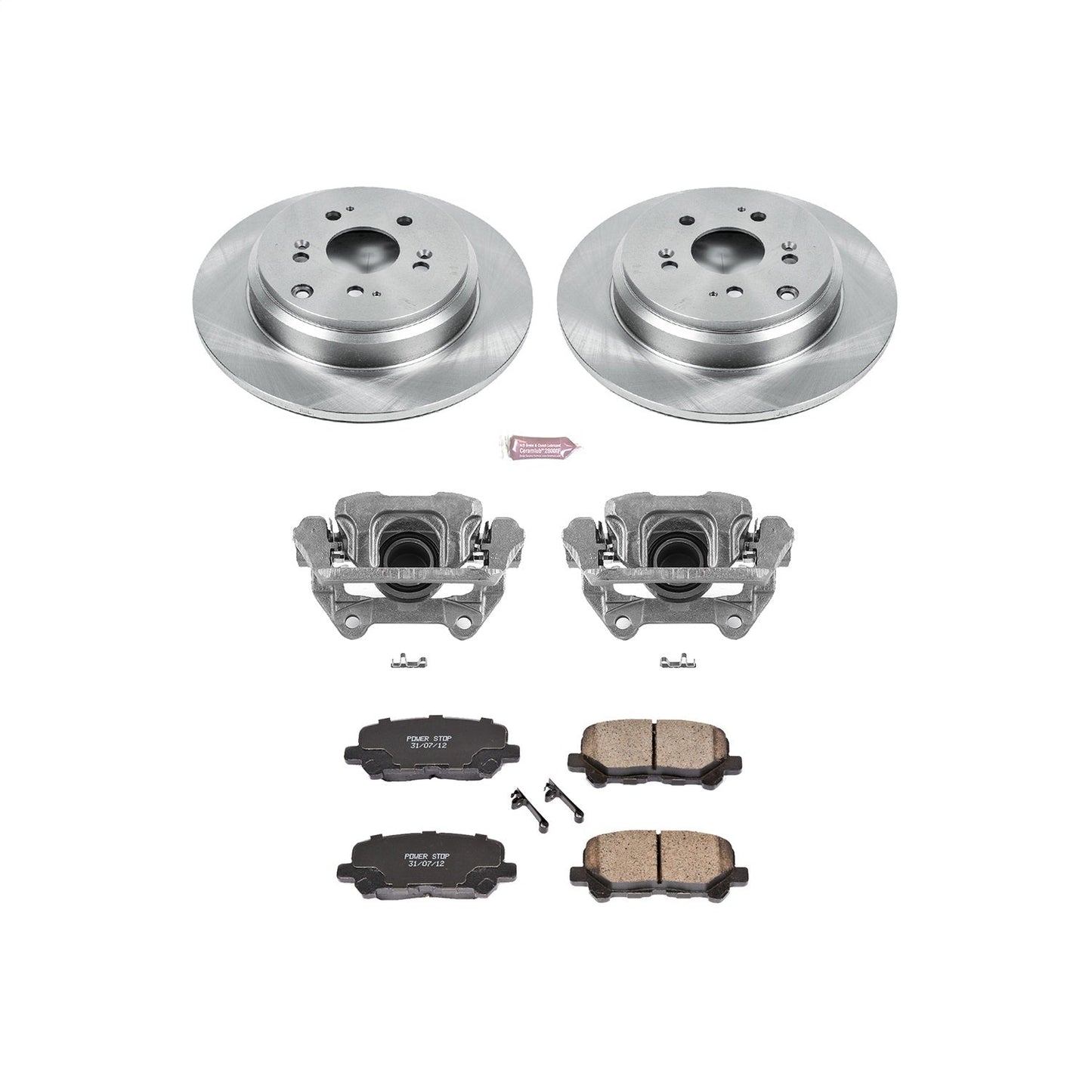 PowerStop 07-13 Acura MDX Rear Autospecialty Brake Kit w/Calipers (KCOE4685)