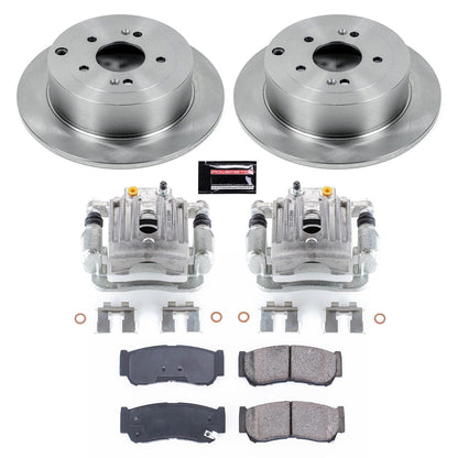 PowerStop 07-09 Hyundai Santa Fe Rear Autospecialty Brake Kit w/Calipers (KCOE4694)