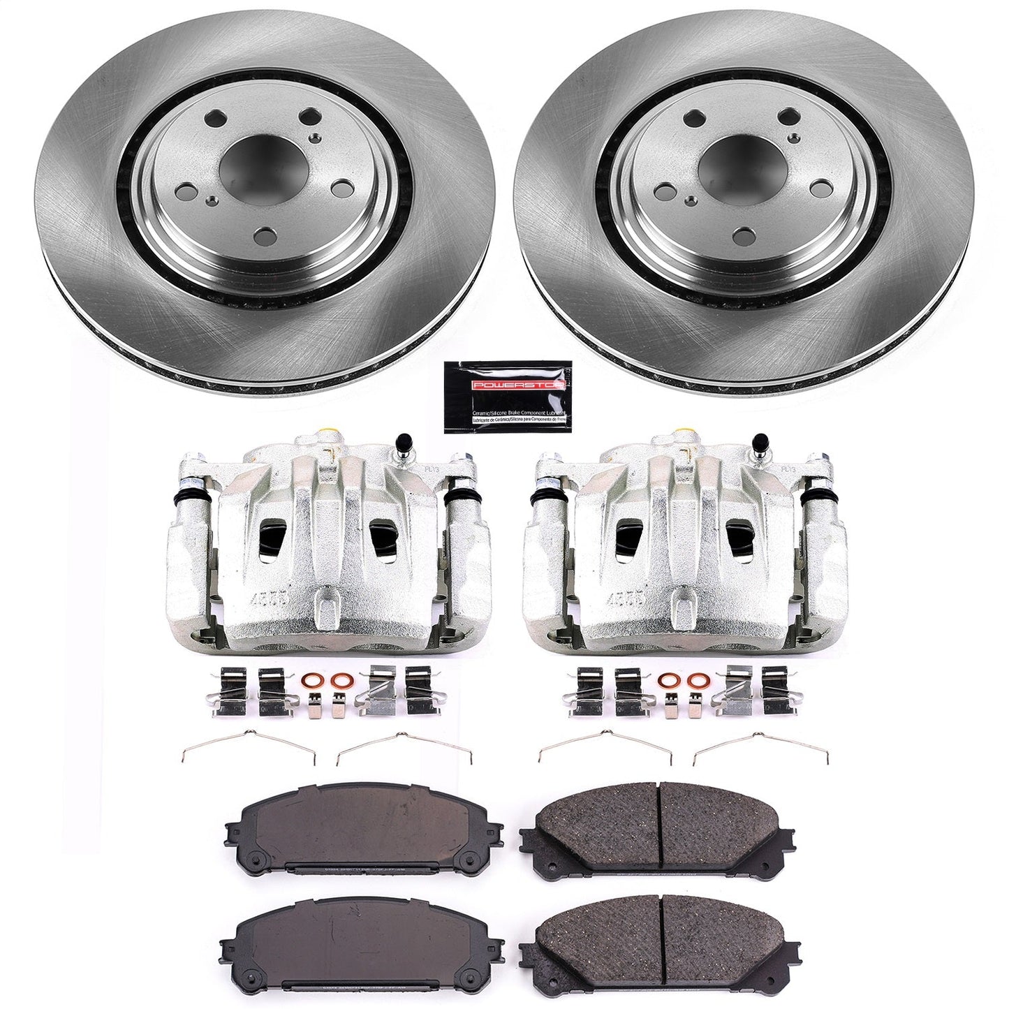 PowerStop 15-17 Lexus NX200t Front Autospecialty Brake Kit w/Calipers (KCOE4713)
