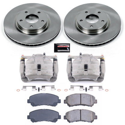 PowerStop 08-14 Nissan Rogue Front Autospecialty Brake Kit w/Calipers (KCOE4724)