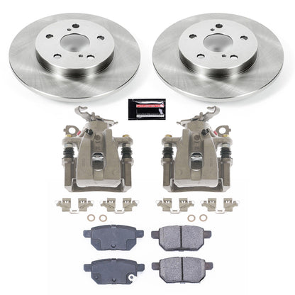 PowerStop 09-10 Pontiac Vibe Rear Autospecialty Brake Kit w/Calipers (KCOE4737)