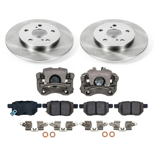 PowerStop 08-15 Scion xB Rear Autospecialty Kit w/Calipers (KCOE4737A)