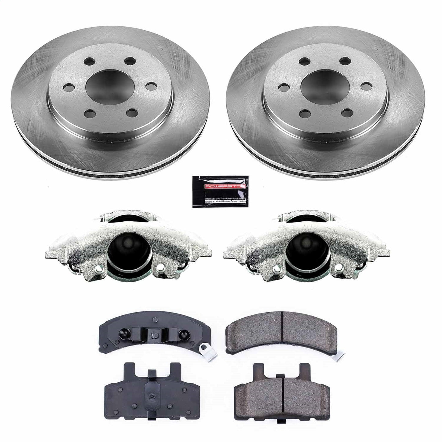 PowerStop 98-99 Cadillac DeVille Front Autospecialty Brake Kit w/Calipers (KCOE4870)