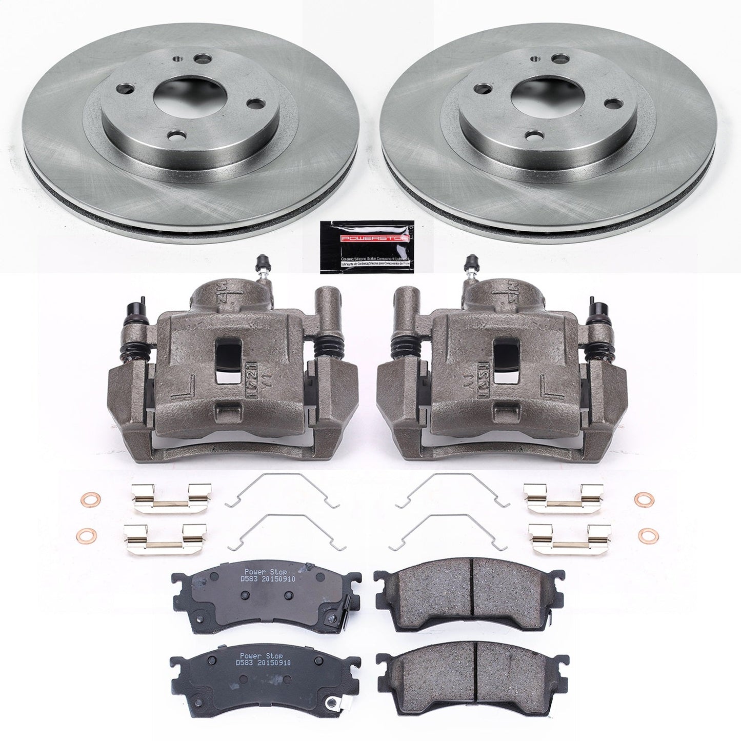 PowerStop 99-00 Mazda Protege Front Autospecialty Brake Kit w/Calipers (KCOE5031)