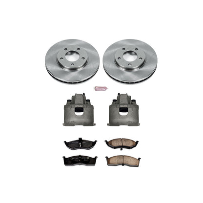 PowerStop 1996 Chrysler Town and Country Front Autospecialty Brake Kit w/Calipers (KCOE5035)
