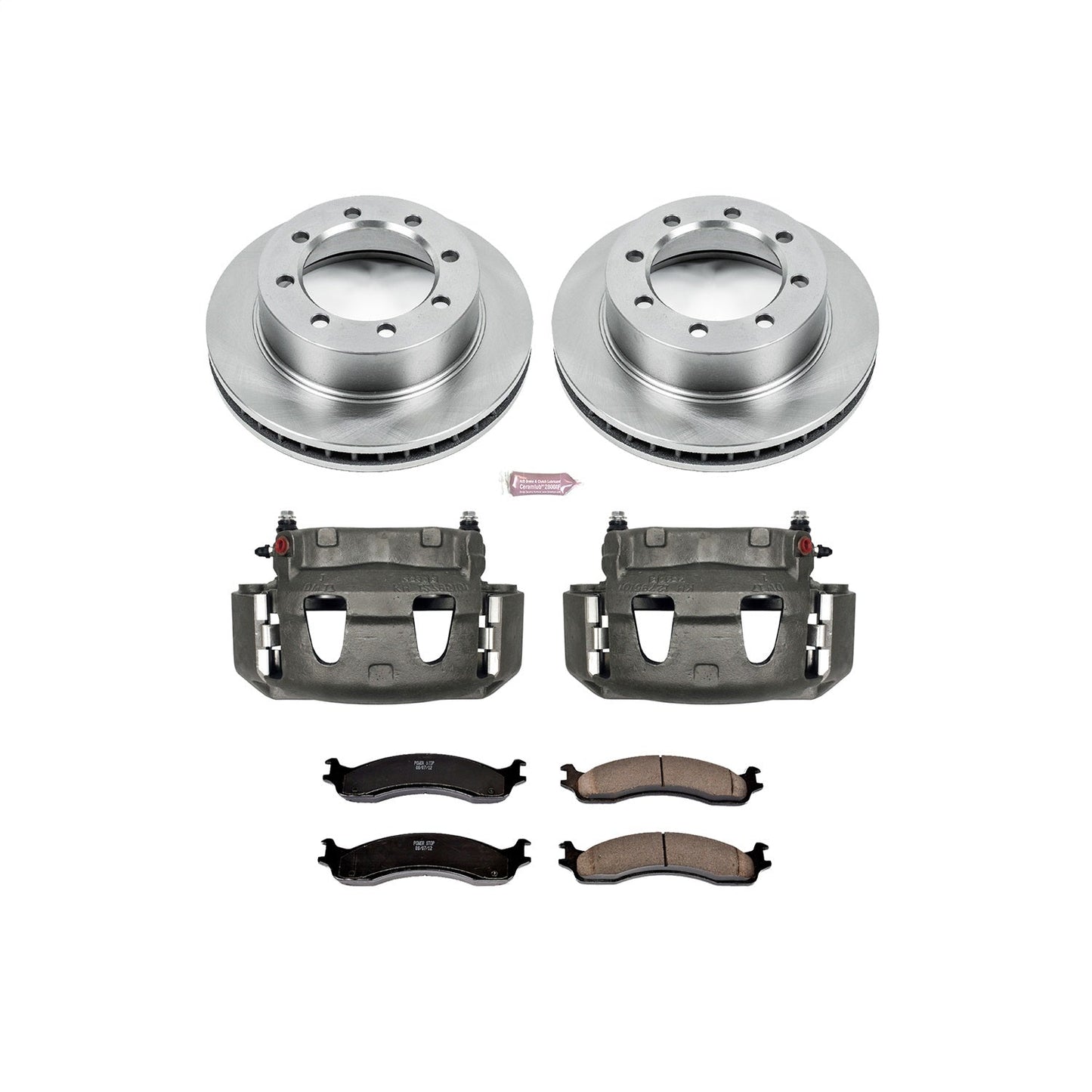 PowerStop 95-97 Ford F-350 Front Autospecialty Kit w/Cals (KCOE5089)