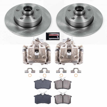 PowerStop 94-99 Volkswagen Golf Rear Autospecialty Brake Kit w/Calipers (KCOE512)