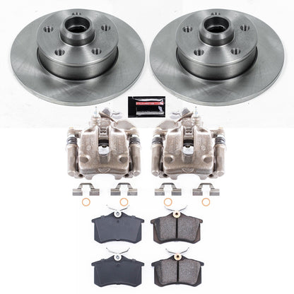 PowerStop 92-95 Volkswagen Corrado Rear Autospecialty Brake Kit w/Calipers (KCOE513)