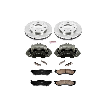 PowerStop 1997 Ford F-250 HD Front Autospecialty Kit w/Cals (KCOE5139)
