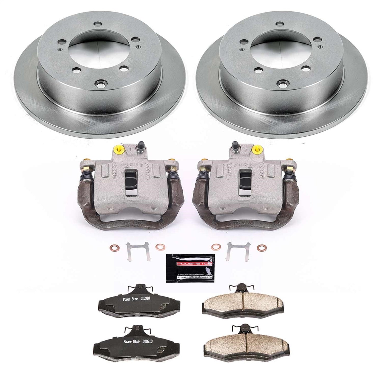 PowerStop 97-04 Mitsubishi Diamante Rear Autospecialty Brake Kit w/Calipers (KCOE5153)