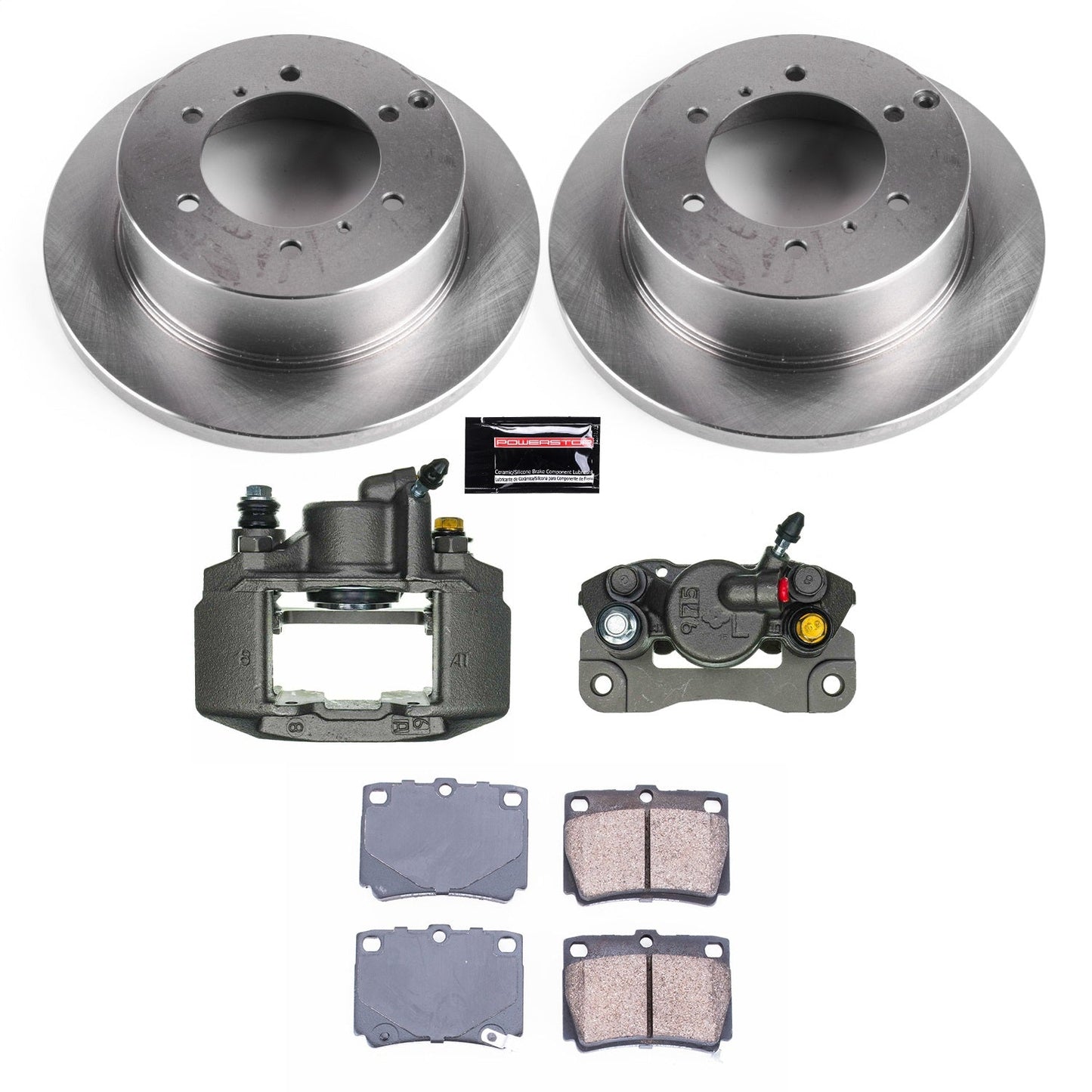 PowerStop 97-04 Mitsubishi Montero Sport Rear Autospecialty Kit w/Calipers (KCOE5160)