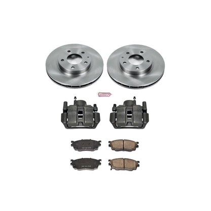 PowerStop 98-02 Mazda 626 Front Autospecialty Brake Kit w/Calipers (KCOE5169A)