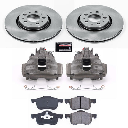 PowerStop 01-09 Volvo S60 Front Autospecialty Brake Kit w/Calipers (KCOE5193)