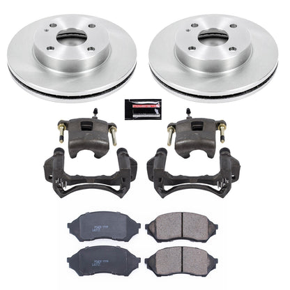 PowerStop 99-01 Mazda Protege Front Autospecialty Brake Kit w/Calipers (KCOE5202)