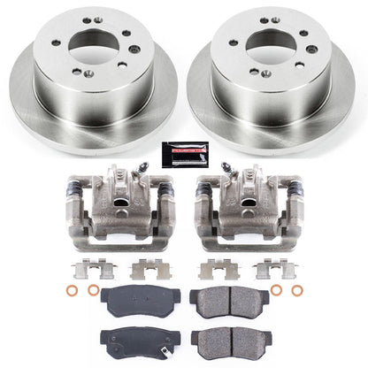 PowerStop 07-10 Hyundai Elantra Rear Autospecialty Brake Kit w/Calipers (KCOE5210)
