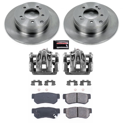 PowerStop 06-08 Hyundai Sonata Rear Autospecialty Brake Kit w/Calipers (KCOE5211A)