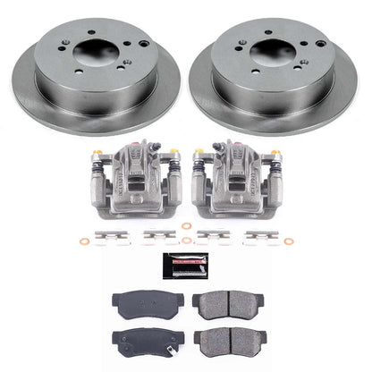 PowerStop 01-06 Hyundai Santa Fe Rear Autospecialty Brake Kit w/Calipers (KCOE5213A)