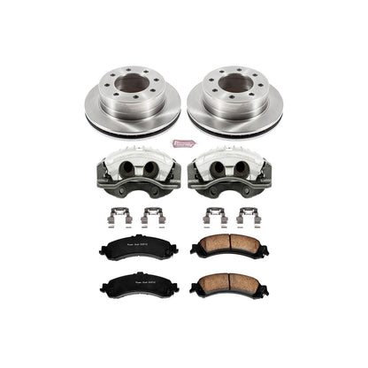PowerStop 2005 Chevrolet Silverado 1500 HD Rear Autospecialty Brake Kit w/Calipers (KCOE5225)