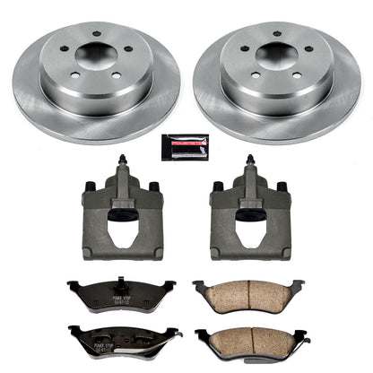 PowerStop 01-07 Chrysler Town and Country Rear Autospecialty Brake Kit w/Calipers (KCOE5248)