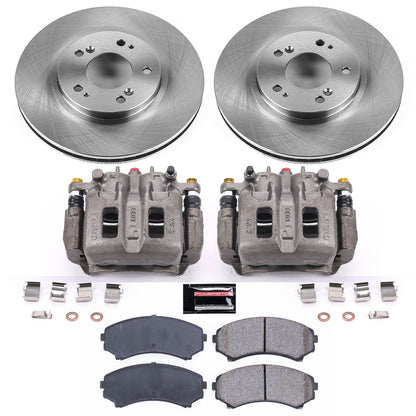 PowerStop 04-11 Mitsubishi Endeavor Front Autospecialty Brake Kit w/Calipers (KCOE5258)