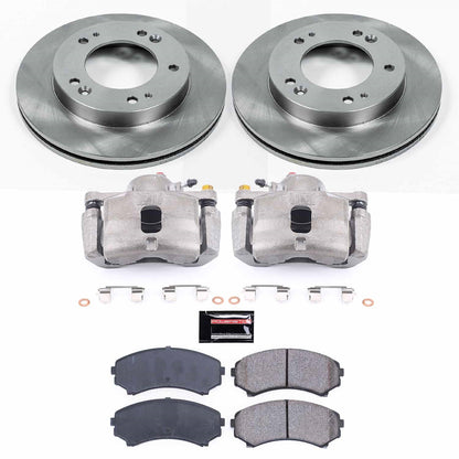 PowerStop 2002 Honda Passport Front Autospecialty Brake Kit w/Calipers (KCOE5259)